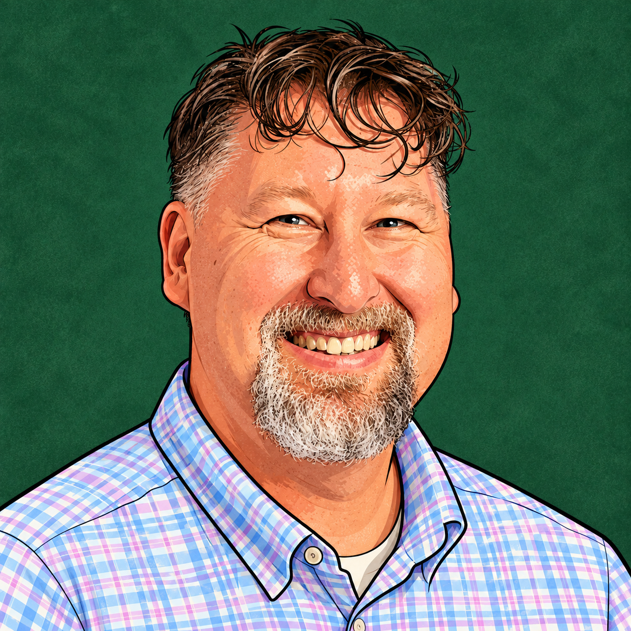 Thayer Doyle cartoon portrait